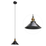 Wrought Iron Ceiling Lamp Simple Retro Industrial Style E27 Black Metal Cage Wrought Iron Hanging V1294-YM0523-3119220033011