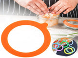 LGCASL Clearance! 30Pcs Silicone Jar Gaskets Replacement Silicone Seals Airtight Silicone Gasket V1189-LWWAL-20260325-02540
