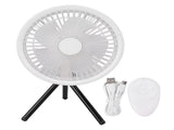 Tripod Stand Fan USB Rechargeable Retractable Portable Camping Fan Hanging Fan with Remote Control V1294-YM0901-3113230159611