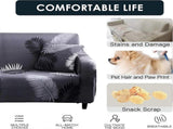 3 Seater Sofa Cover with Armrests and 1 Cushion Cover Stretch Protector V1263-JX-3534