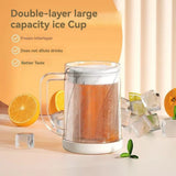 Summer Cup With Interlayer Liquid Freezer Cup Cold Drink Cup Chilled Cup For And Beverages,Double V1192-AZ-W-31759