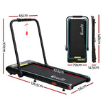 Everfit Treadmill Electric Walking Pad Under Desk Home Gym Fitness 420mm Remote TMILL-TITAN42-PAD