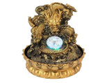 Resin Dragon Statue LED Desktop Water Fountain Home Office Desktop Decor Crafts GiftsEU Plug 220V V1294-YM0901-3115210073012