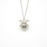 Gift Box - Angel Ball White Gold Aroma Necklace Purify Oil Blend V760-GBAJ - 28