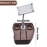 Adjustable Pool Tray Table with Phone Holder & Cup Holders, Swimming Pool Floating Side Table Hot V1192-AZ-W-26459