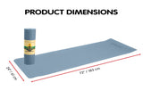 Powertrain TPE Yoga Pilates Exercise Mat 6mm - Sky Blue YM-TPE-SC-SBU