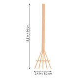 Worgeous 14pcs Mini Plastic Rakes Small Garden Rakes for Sand Table Crafts and Adornments Tools Set V1189-WXFWAL-20260326-02209
