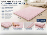 CARLA HOME Baby Play Mat 150x200cm, Thick Foam Crawling Mat, Infants, Pink V178-36551