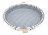 Portable Charcoal Barbecue Grill 12inch Round Dense Grill Multifunctional Portable Camping Grill V1294-YM0901-3111240078811