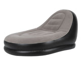 Modern Inflatable Folding Recliner Sofa Chair with Footstool for Living Room Balcony Garden V1294-YM0901-3116200046411