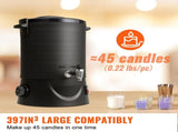 Wax Melter for Candle Making 6.5Liter Electric Pot Commercial or Home Use V952-RLTYT65L1200WNUZ7V3