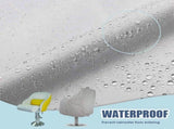 Waterproof Boat Captain Seat Cover, Weather Resistant Protective Cover for Pedestal and Pontoon Helm V1189-LC-AMZ-00130