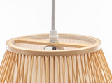 Natural Woven Bamboo Empire Pendant Lamp Hanging Light Bell Shade Boho Tropical V563-75183