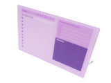 Dry Erase Planner Board Acrylic Desktop Calendar To Do List Schedule Board with Stand for Office V1294-YM0901-3117250051613