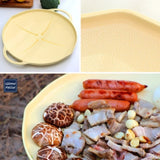 Giorno Felice IH Griddle Pan 34cm Round Ceramic Non-Stick Camping Korean Stew V274-HA-TS-GRID34-YE