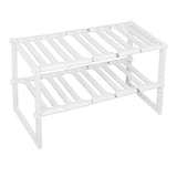 2Tier Sink Rack Cabinet Organizer Storage Telescopic Shelf Kitchen Bathroom Holder V1294-YM0718-3118200242911