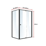 Semi Frameless Shower Screen x 195cm Side AS/NZS Glass V63-824571