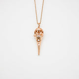 Gift Box - Cone Rose Gold Aroma Necklace Purify Oil Blend V760-GBAJ - 23