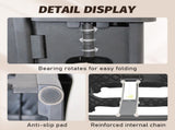 Multipurpose Portable Folding 2 Step Stool Non-Slip PP Collapsible Step Ladder Stool For Office V985-2STEPSTOOL