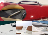 2PCS Boat 316 Stainless Steel 8-3/4'' Polished Grab Handle Oval Tube Bar Handrail for Marine Yacht V1259-DP01-A-1313