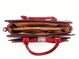 White Ladies Handbag Bow Embellished Handbag Handbag With Small Purse Crocodile - Pink - Size V1347-945-08947-PNK-29-12-21