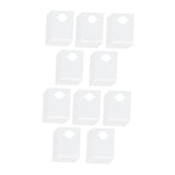 100 Pieces Adult Bibs Disposable Dining Clothing Protectors PE Waterproof Material for Elderly Men V1369-AZ3-W-18860