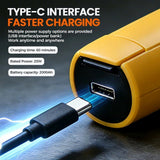 New Rechargeable High-Speed Cardboard Cutter, 4.2V Cordless Electric Scissors with LED for Fabric V1366-AZ2-W-11601