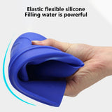 Swim Fins, Streamlined Training Short Fins, Silicone Swim Flippers for Adults and Youth, Ideal for V1369-AZ3-W-09699