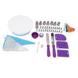 Cake Turntable Set Decorating Table Decorating Piping Nozzle Silicone Bag DIY Baking Set V1294-YM0626-3118220306711