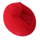 Inflatable Lounge Chair Flocking PVC Portable Folding Blow Up Sofa for Living Room Bedroom Balcony V1294-YM0901-3116240012412