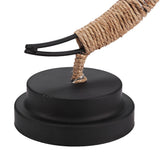 Glass Ball Moon Iron Art Decoration Night Light with LED Copper Wire Lamp without Battery V1294-YM0901-ZM03105