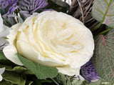 Lavender Wreath Artificial Lavender Floral Wreath for Wedding Party Wall Window Backdrop Home Decor V1294-YM0715-211101QY03-2