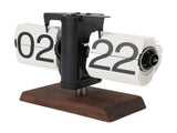 Flip Desk Clock Retro Large Number Mechanical Automatic Flip Clock for Living Room Home Office V1294-YM0901-3115250023911