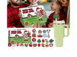 2024 Advent Calendar 24 Days of Christmas Surprises with 10mm Straw Toppers V1263-JX-1320