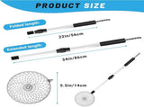 2 Pack Beach Sand Sifter with 2 Pcs Mesh Beach Bag, Sand Scoops, Shell Scooper for Beach, V1369-AZ3-W-16447