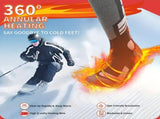 rechargeable socks, 5000mAh battery, socks for men, socks for women, outdoor V1102-936-06132-GRY-FREESIZE