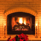 Fireplace Log Grate, 685.8mm Heavy Duty Fireplace Grate with 6 Support Legs, 19.05mm Solid V952-ZTXYMP34X342740JUV0