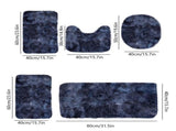 5Pc Bath Mats for Bathroom, Quick-Dry Bathroom Rugs Sets Washable Non-Slip Bath Mat Ultra Soft V1189-LWWAL-20260325-01105
