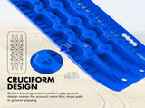 X-BULL Recovery tracks Sand Trucks Offroad With 4PCS Mounting Pins 4WDGen 2.0 - blue V211-AUEB-XBST005-P