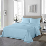 Royal Comfort 1200TC Ultrasoft 4 Piece Sheet Set - Queen - Sky Blue ABM-205607