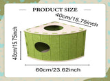 Cat House - Cat Basket - Cat Den - Felt-Shaped Cat Bed - Suitable for All Seasons - Warm V1188-ZXY-11122