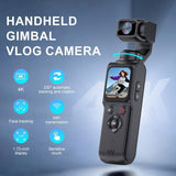 AT-M105 Pocket Gimbal Vlog Camera, 4K HD Handheld Video Camerapink16GB V1300-ATM105-PINK-16GB