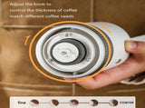 Portable Electric Coffee Grinder With Ceramic Burr, One Touch Automatic Grinding, Adjustable V1237-ZY-807-191
