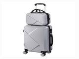 Slimbridge 2pcs 20"Travel Luggage Set Grey LG1006-GY