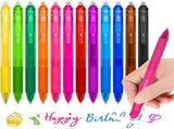 Retractable Erasable Gel Pens Clicker, Refillable & Retractable Gel Ink Pens, Fine Point 0.7mm, V1370-AZ4-22917