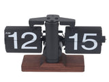 Digital Flip Desk Clock 12 Hours Single Sided Battery Powered Retro Mechanical Auto Flip Down Clock V1294-YM0901-3115240060315