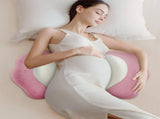 Pregnancy Pillows for Sleeping, Memory Foam Maternity Pillow Support for Back Belly HIPS, Adjustable V1107-115-11628-PNK2