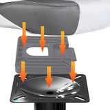 Easy Installation Fishing Boat Base Quick Removal Design Quick Disconnect Mount with Boat V1192-AZ-W-23593