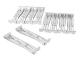 20pcs Rain Gutter Hangers Heavy Duty Hidden Gutter Bracket Fastener with Pre Inserted Screws for V1294-YM0901-3111240269011