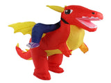 Inflatable Costume Dinosaur Riding Funny Costume Riding Blow Up Costume For Indoor Outdoor Adult V1294-YM0521-3115230019711